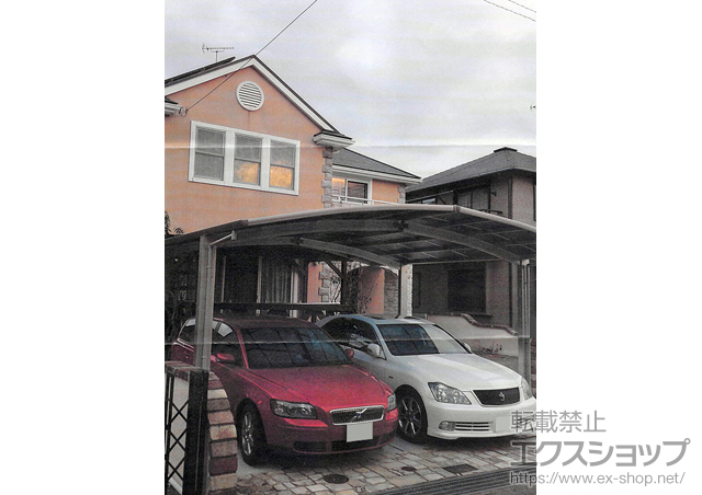 兵庫県神戸市ののカーポート プレシオスポート M合掌 積雪〜20cm対応 施工例