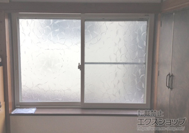 宮城県塩竈市のの二重窓（内窓） インプラス(ダストバリア)引き違い窓2枚建て 施工例