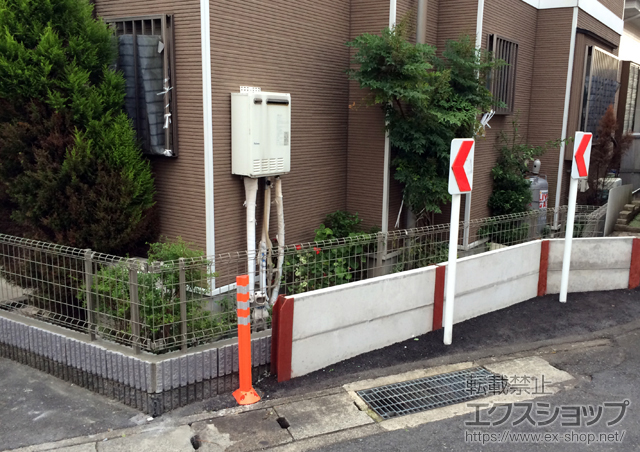 神奈川県厚木市ののフェンス・柵 ハイグリッドフェンスUF8型 フリーポールタイプ 施工例