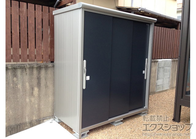 徳島県徳島市のの物置・屋外倉庫 エスモ 一般型 (ESD-1809AGL) 施工例