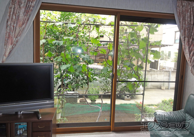 千葉県我孫子市のの二重窓（内窓） インプラス(ダストバリア)引き違い窓2枚建て 施工例