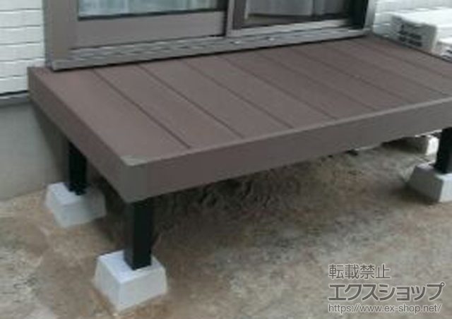 福岡県北九州市ののウッドデッキ リウッドデッキ 200 施工例