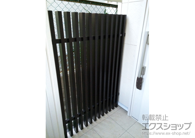 埼玉県さいたま市ののフェンス・柵 プログコートフェンス M1型 壁付け施工 施工例