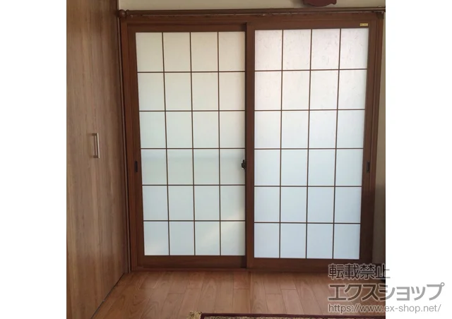 神奈川県横浜市のの内窓（二重窓・二重サッシ） インプラス(ダストバリア)引き違い窓2枚建て 施工例