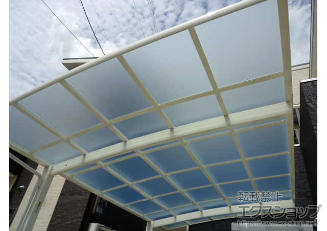 大阪府羽曳野市ののカーポート レイナポートグラン　積雪〜20cm対応 施工例