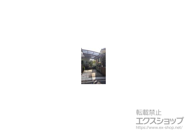 埼玉県東松山市のLIXIL リクシル（トステム）のカーポート カーブポートシグマIII 積雪〜20cm対応＋収納式サポート ロング柱23用（1本入り×2セット） 施工例