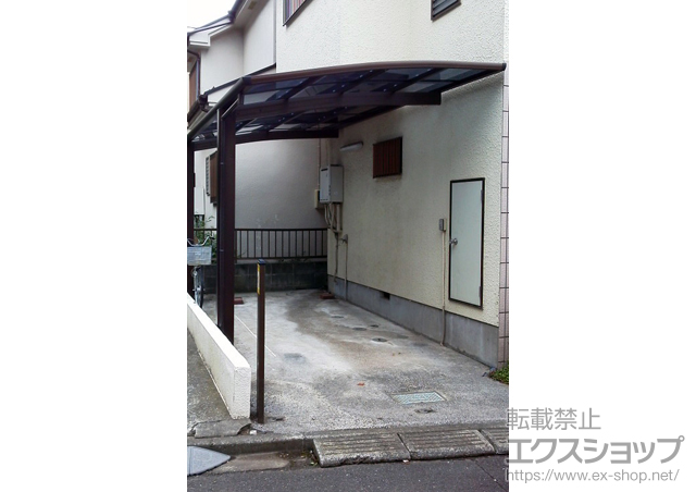 東京都東久留米市ののカーポート プレシオスポート 積雪〜20cm対応 施工例