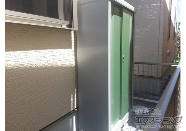 千葉県船橋市のの物置・屋外倉庫 シンプリー 一般型(MJN-094D OG ) 施工例