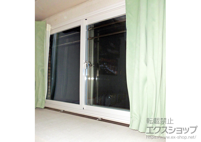北海道札幌市のの二重窓（内窓） インプラス(ダストバリア)引き違い窓2枚建て 施工例