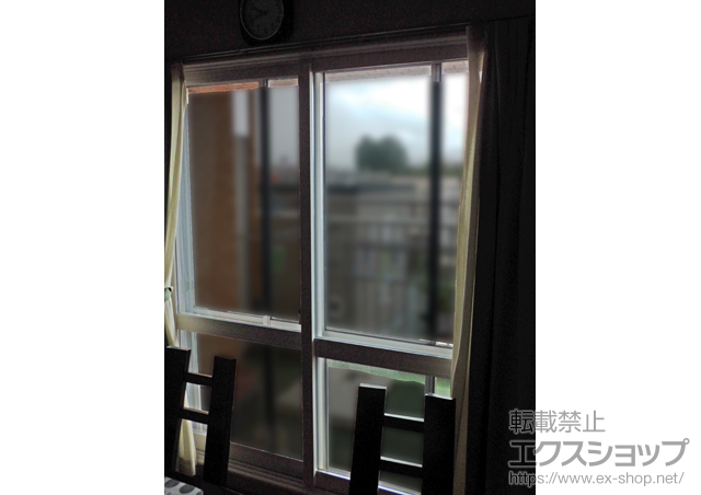 北海道札幌市のの二重窓（内窓） インプラス(ダストバリア)引き違い窓2枚建て 施工例