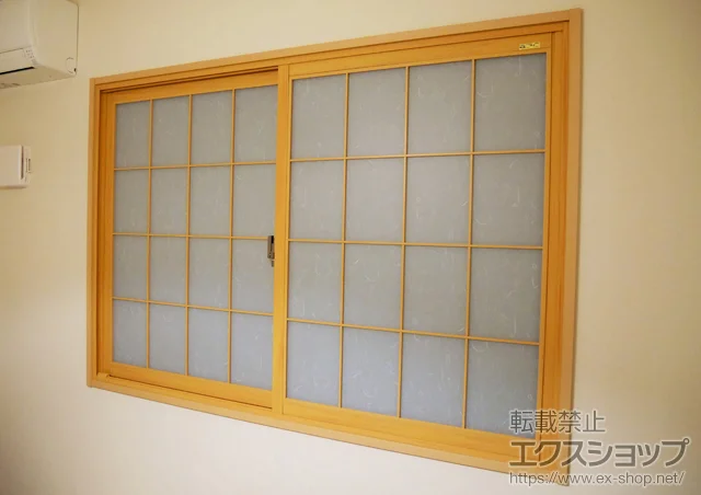千葉県松戸市のの内窓（二重窓・二重サッシ） インプラス(ダストバリア)引き違い窓2枚建て 施工例