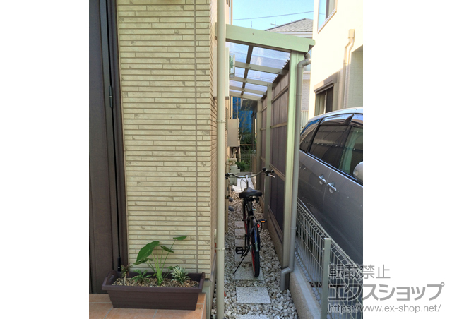 東京都中野区のLIXIL リクシル（トステム）のストックヤード フリーヤード　オープンタイプ 積雪〜20cm対応 施工例