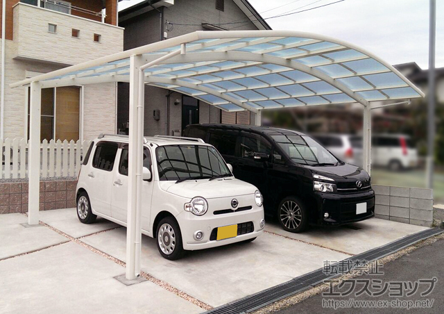 滋賀県甲賀市ののカーポート レイナツインポートグラン　積雪〜20cm対応 施工例