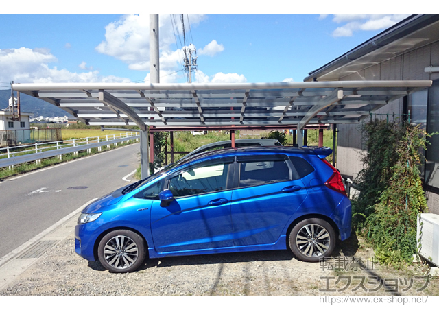 長野県長野市ののカーポート プレシオスポート 積雪〜20cm対応 施工例