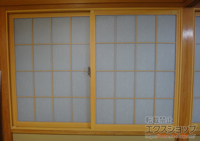 静岡県富士宮市のの二重窓（内窓） インプラス ダストバリア仕様 引違い窓 2枚建 施工例