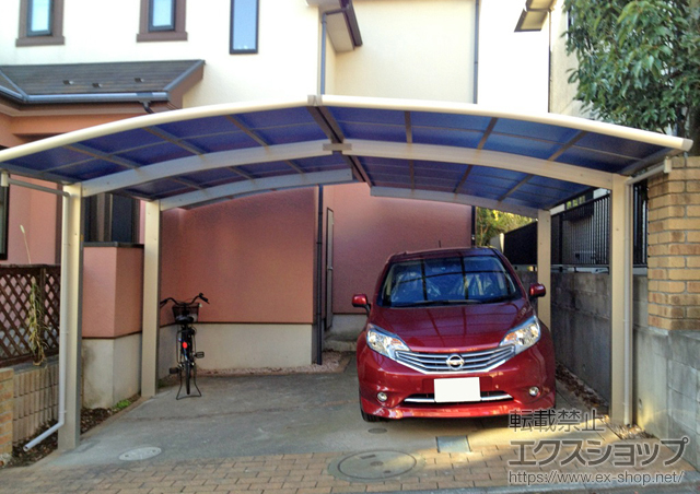 東京都町田市ののカーポート レイナポートグラン M合掌　積雪〜20cm対応 施工例