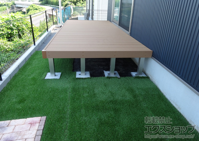 千葉県長生郡一宮町ののウッドデッキ リウッドデッキ 200 施工例