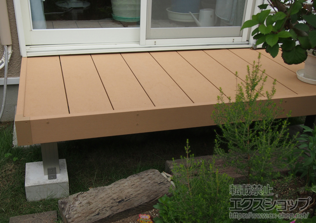 愛知県豊橋市ののウッドデッキ リウッドデッキ 200 施工例