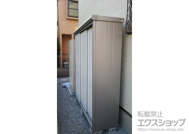 埼玉県新座市のの物置・屋外倉庫 エスモ 一般型(ESD-1605AGL PW ) 施工例