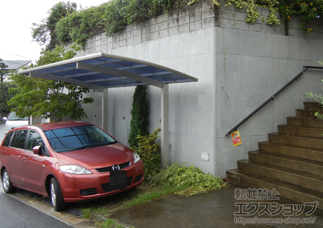 福岡県糸島市ののカーポート プレシオスポート 積雪〜20cm対応 施工例