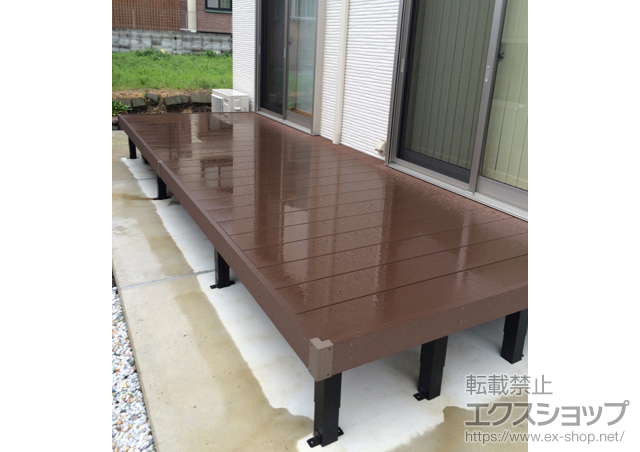 和歌山県日高郡美浜町ののウッドデッキ リウッドデッキ 200 施工例