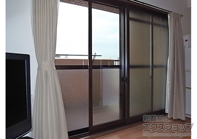 広島県広島市のの二重窓（内窓） プラマードU引違い窓2枚建て 施工例