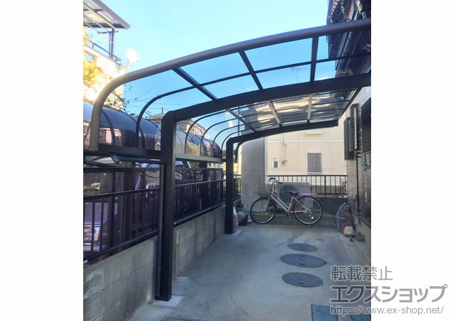 埼玉県春日部ののカーポート レイナキャップポートグラン　積雪〜20cm対応 施工例