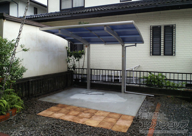 宮崎県宮崎市ののサイクルポート・駐輪場 プレシオスポート ミニ 積雪〜20cm対応 施工例