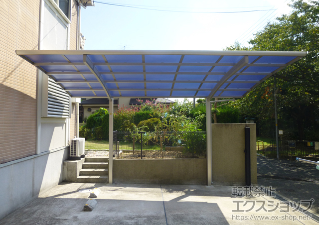 兵庫県川西市ののカーポート レイナポートグラン　積雪〜20cm対応 施工例