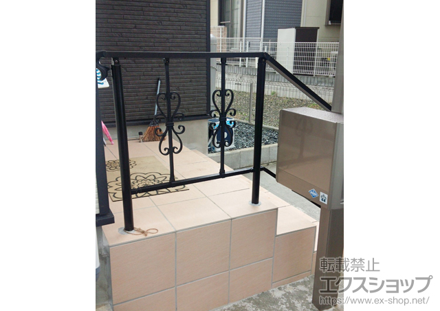 神奈川県小田原市のの手すり アーキレール 歩行補助手すり 施工例