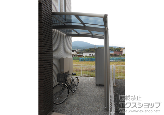 静岡県沼津市ののサイクルポート・駐輪場 レイナポートグランミニ 積雪〜20cm対応 施工例