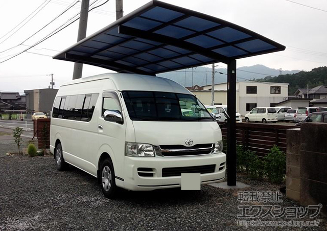 山口県山口市ののカーポート レイナポートグラン　積雪〜20cm対応 施工例