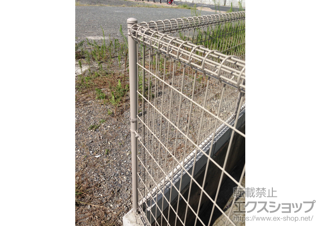 大阪府守口市ののフェンス・柵 メッシュフェンス M0 間仕切りタイプ 施工例