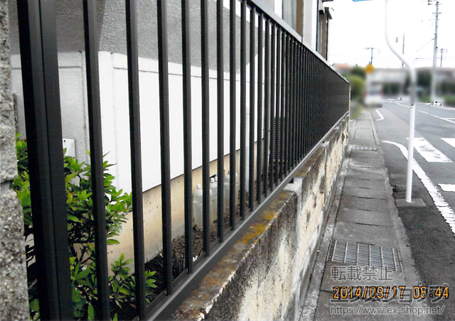 群馬県前橋市ののフェンス・柵 ハイサモア フリーポールタイプ 施工例