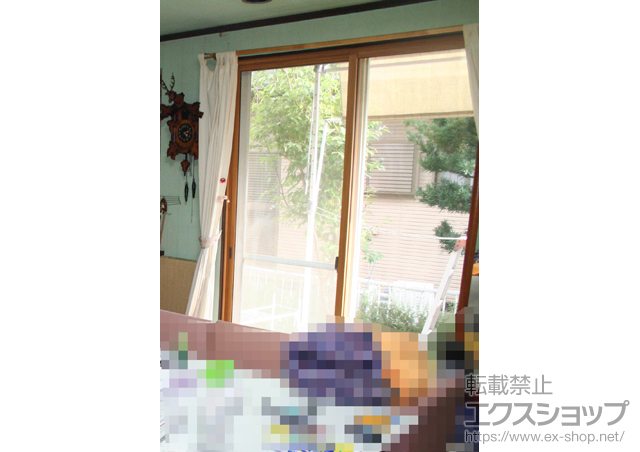 千葉県佐倉市のの二重窓（内窓） インプラス(ダストバリア)引き違い窓2枚建て 施工例