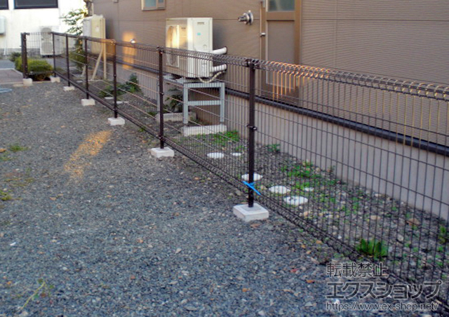 岩手県盛岡市ののフェンス・柵 ハイグリッドフェンスN1型 間仕切りタイプ 施工例