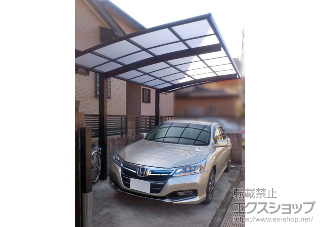 千葉県野田市ののカーポート プレシオスポート 積雪〜20cm対応 施工例