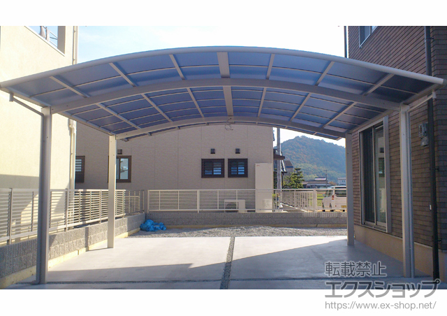 香川県高松市ののカーポート レイナツインポートグラン　積雪〜20cm対応 施工例