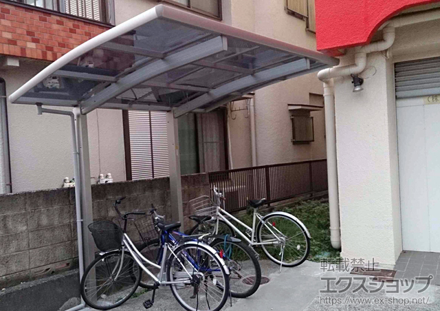 東京都世田谷区ののサイクルポート・駐輪場 レイナポートグランミニ 積雪〜20cm対応 施工例