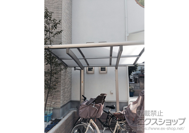 東京都杉並区ののサイクルポート・駐輪場 プレシオスポート ミニ 積雪〜20cm対応 施工例