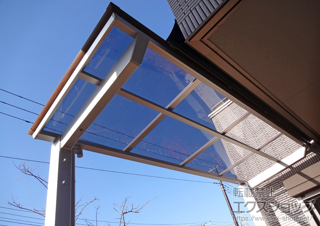 神奈川県藤沢市ののテラス屋根 アーキフィットプラス ミニ 独立テラスタイプ 積雪〜20cm対応 施工例