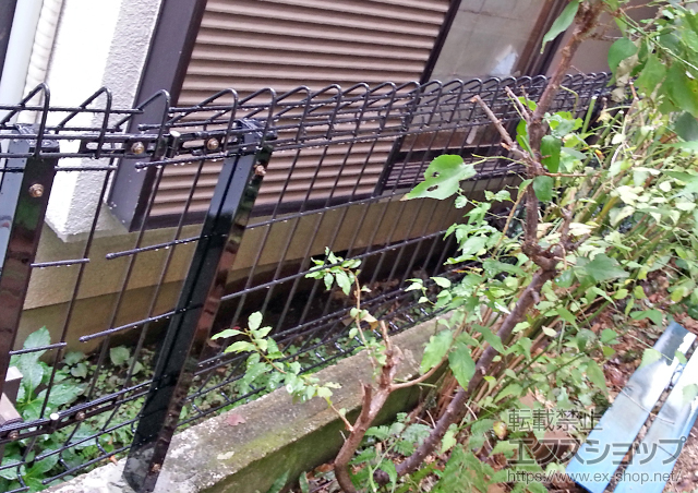 埼玉県所沢市ののフェンス・柵 メッシュフェンス G10-R 施工例