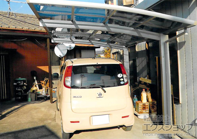 埼玉県鴻巣市ののカーポート プレシオスポート 積雪〜20cm対応 施工例