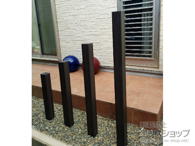千葉県成田市ののフェンス・柵 スレンダーポール 90角タイプ 施工例
