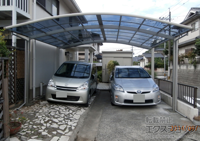 大分県大分市ののカーポート レイナツインポートグラン　積雪〜20cm対応 施工例
