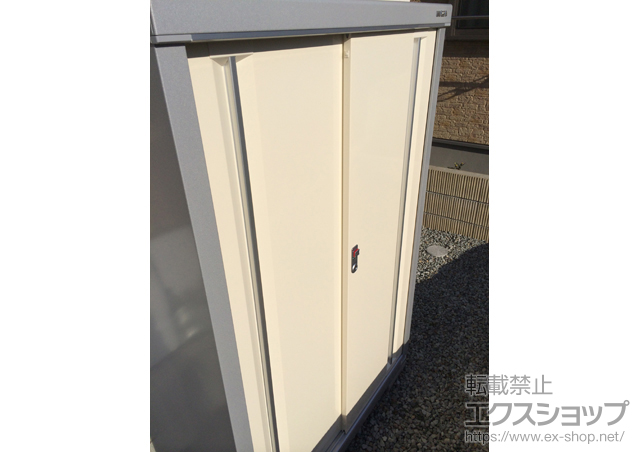 兵庫県明石市のの物置・屋外倉庫 シンプリー 一般型(MJN-115DP FW) 施工例