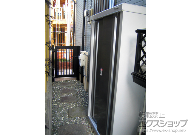 千葉県松戸市のの物置・屋外倉庫 シンプリー 一般型（MJN-094D　PG） 施工例