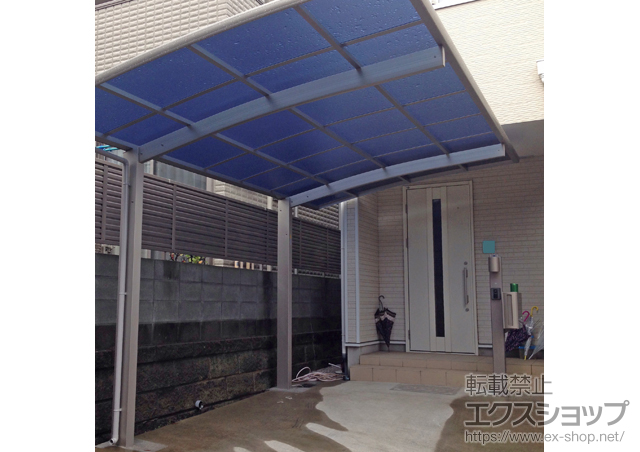 神奈川県大和市ののカーポート プレシオスポート 積雪〜20cm対応 施工例