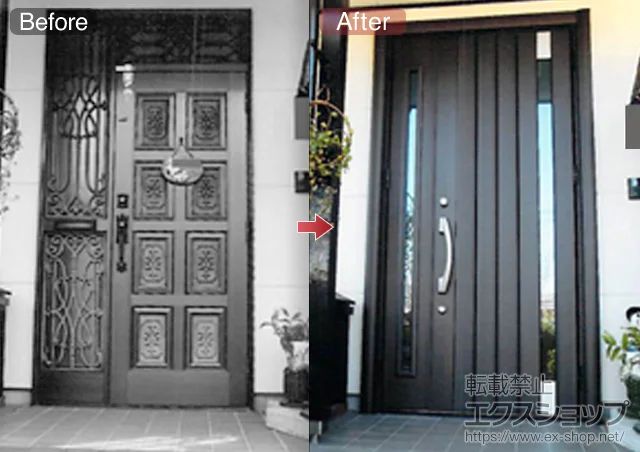 �Ȗ،������s��LIXIL ���N�V���i�g�X�e���j�̌��փh�A ���V�F���g�f�M�d�l 22�e�qR(�����}����) B4�^ �{�H��