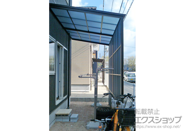 島根県松江市ののストックヤード ストックヤードII オープンタイプ 積雪〜20cm対応 施工例